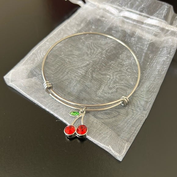 Handmade Jewelry - Cherry Charm Bracelet